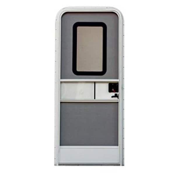 Ap Products 015-217709 RV Radius Entrance Door - 26" x 72", Polar White 015-217709 - main
